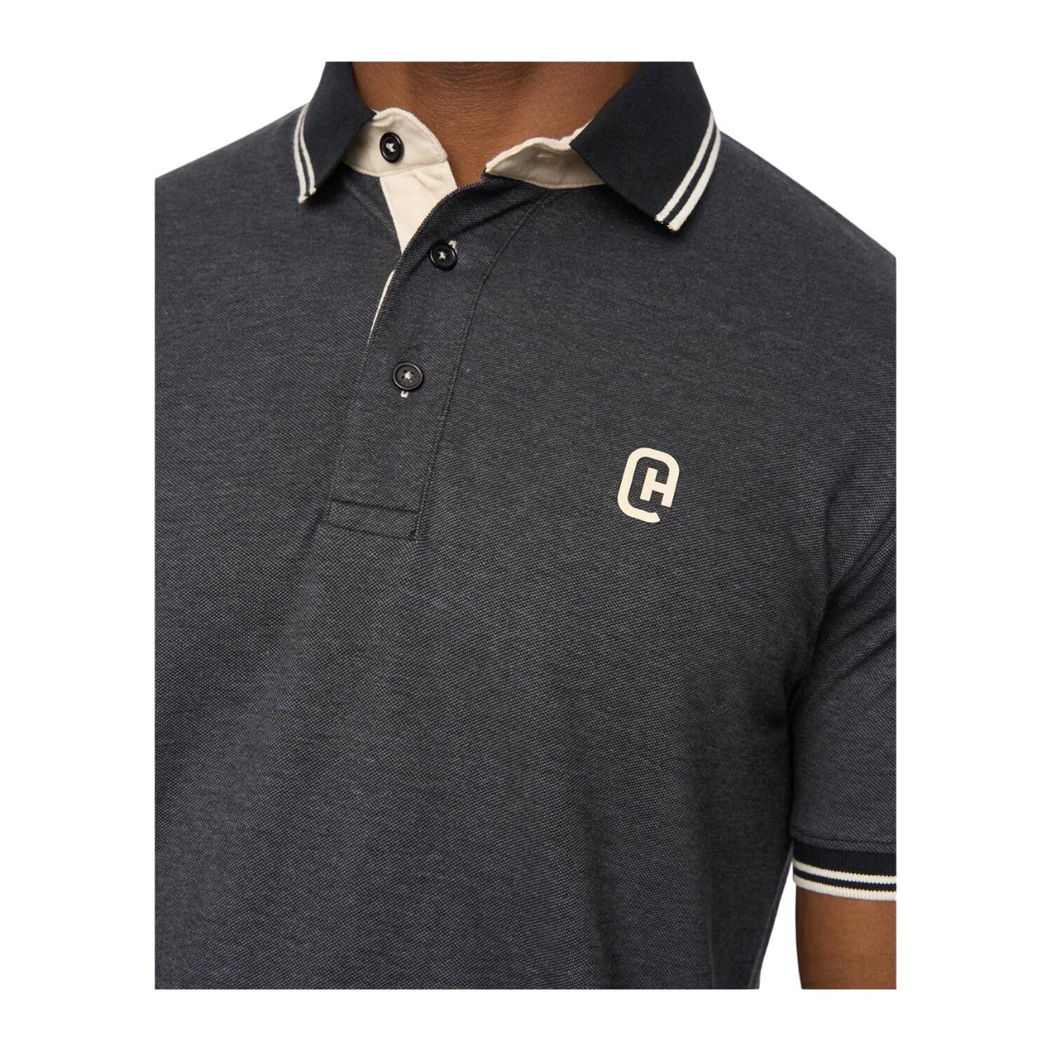 Maglietta Polo Uomo Crosshatch Preece Nero 4/4