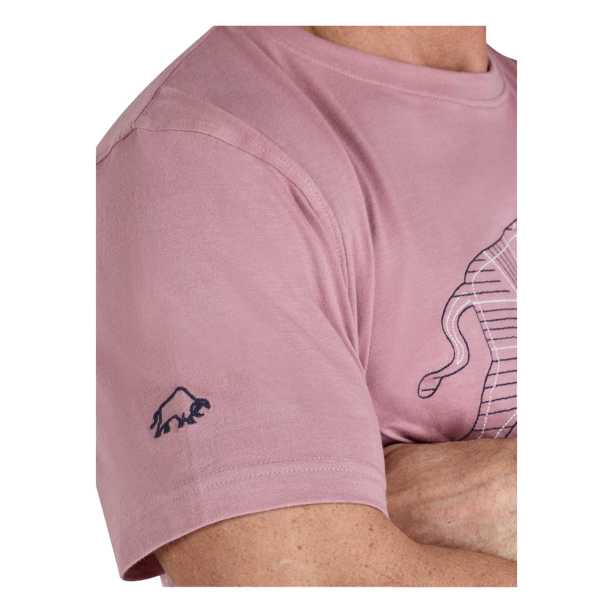 TShirt für , Genäht Herren Rosa 3/4
