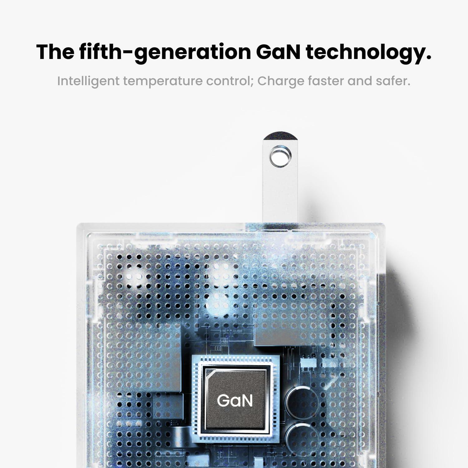 Pixel Chargeur USB-C 140W 4 Ports GaN Charge Rapide 4/7