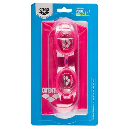 Set aus Badekappe und Schwimmbrille Arena Pool Set Junior