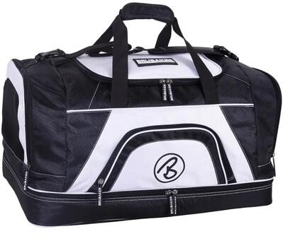 BRUBAKER Borsa sportiva XXL 90L - Borsone grande nero verde