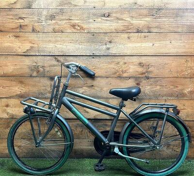 Popal cargofiets, tweedehands, met standaard en verlichting