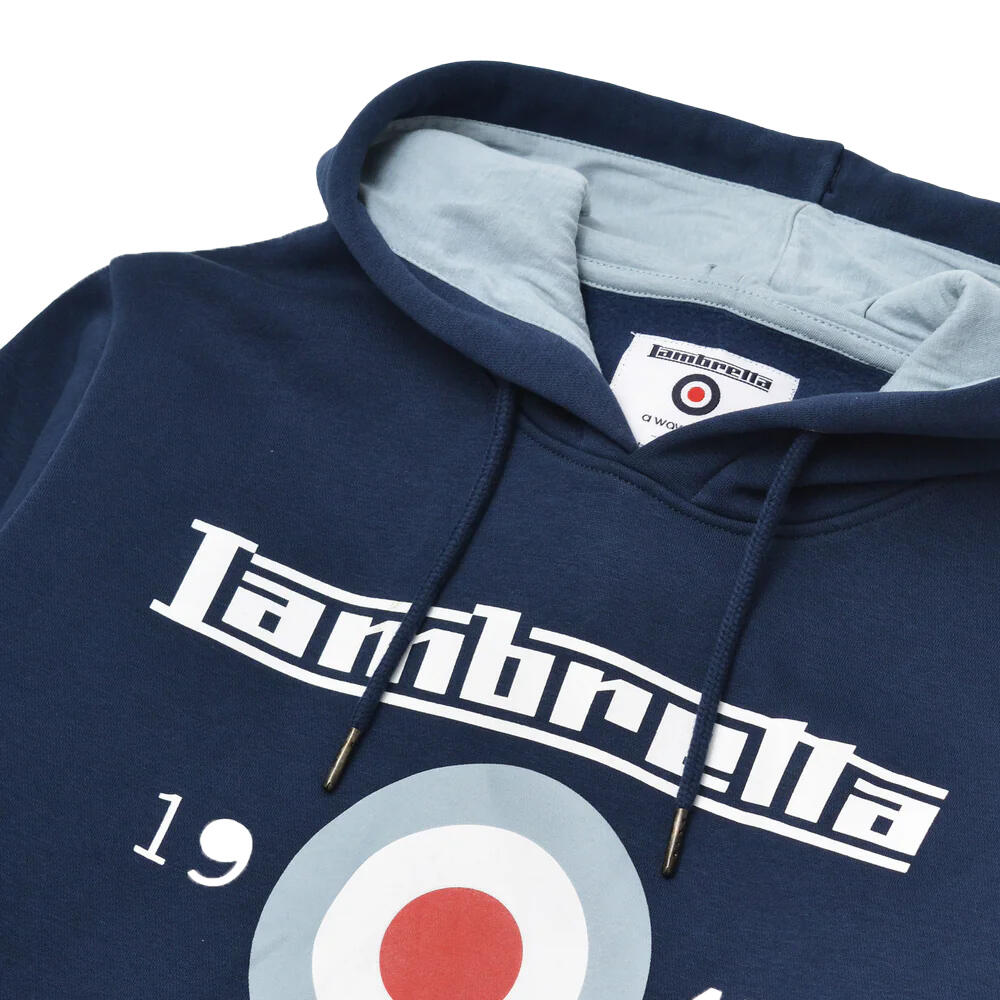"AW24" Kapuzenpullover für Herren Marineblau 3/6