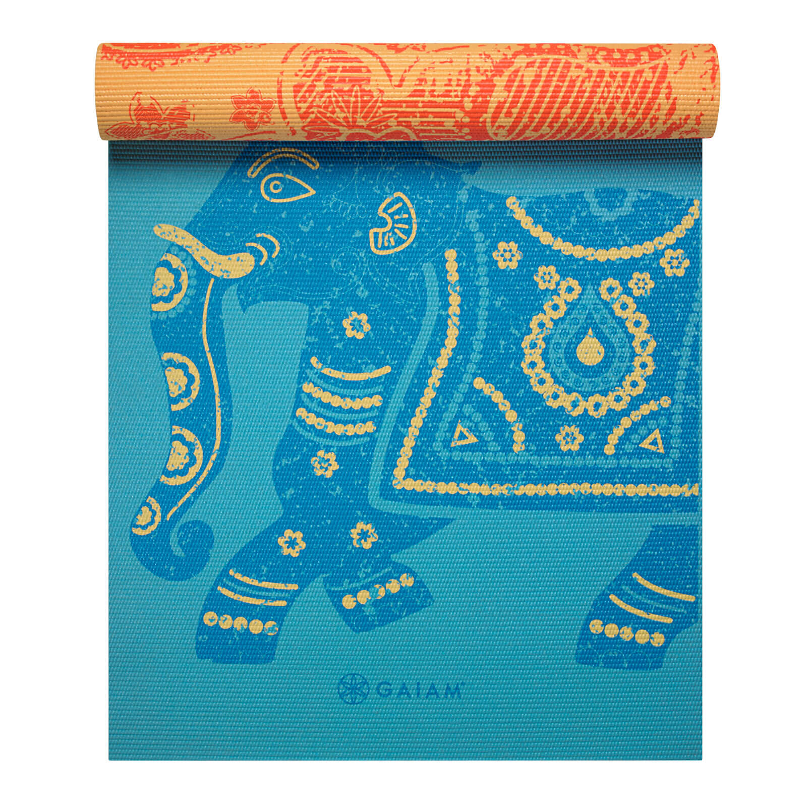 Gaiam Reversible Elephant Yoga Mat 6mm 3/7