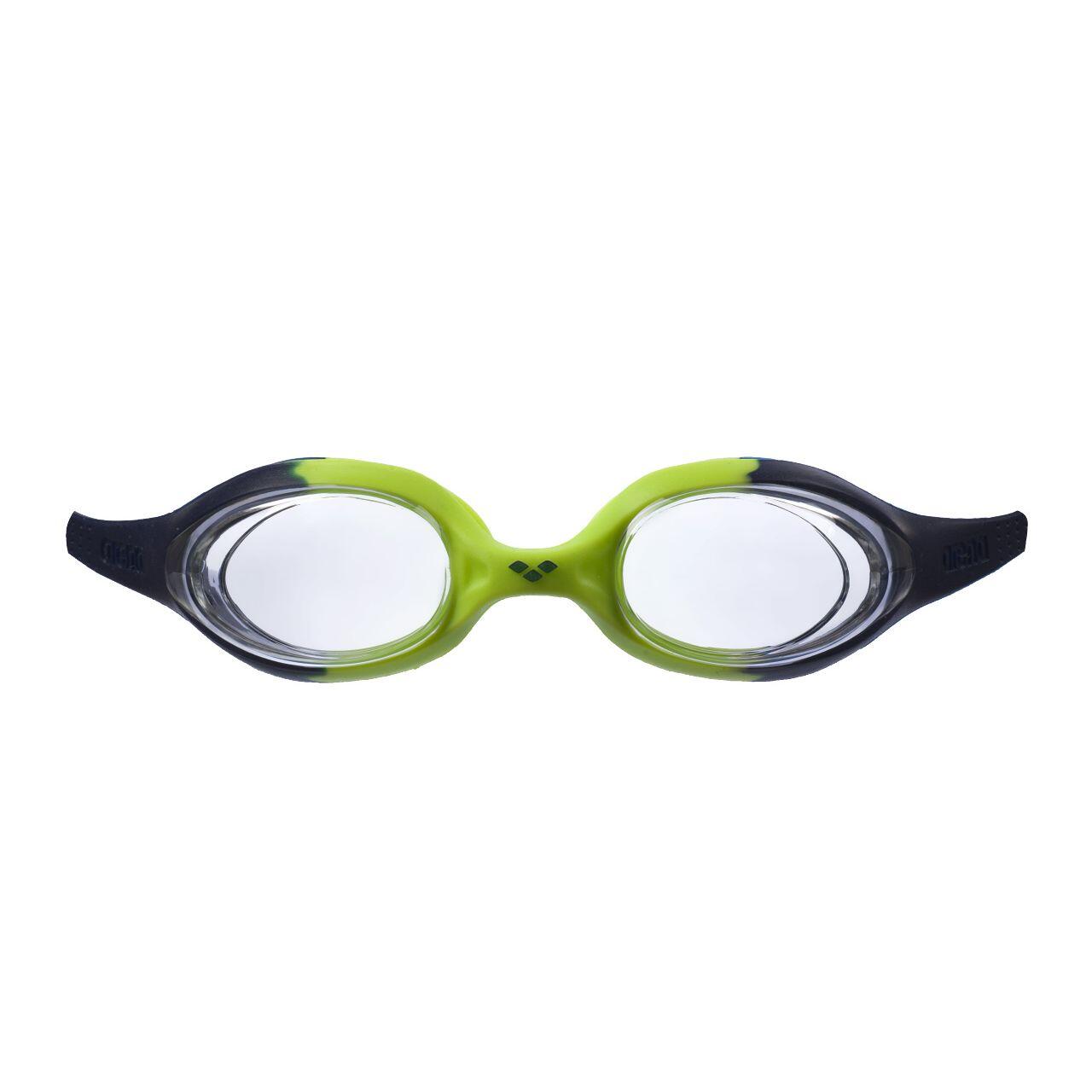 Arena Spider Junior Goggles - Navy / Clear / Green 2/3