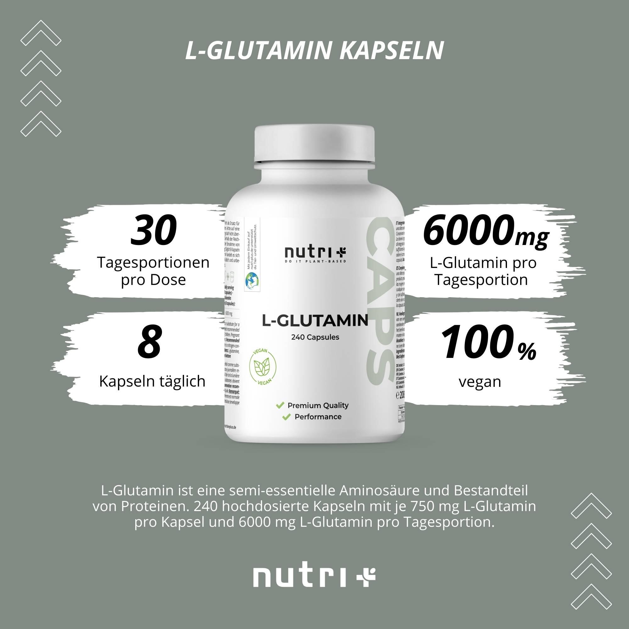 L-Glutamin 240 Kapseln 3/7