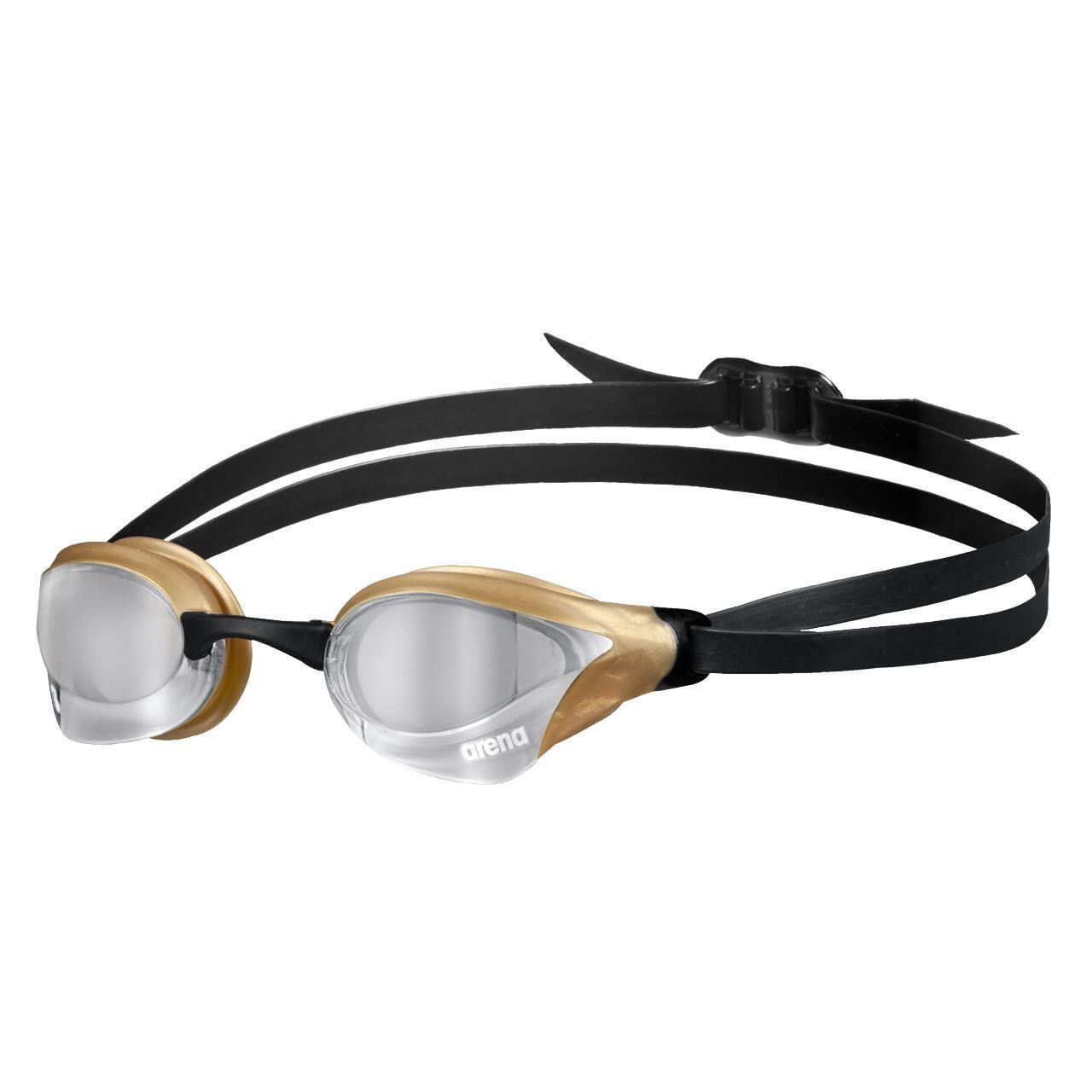 ARENA arena Unisex Goggles Cobra Core Swipe Mirror Silver-Gold