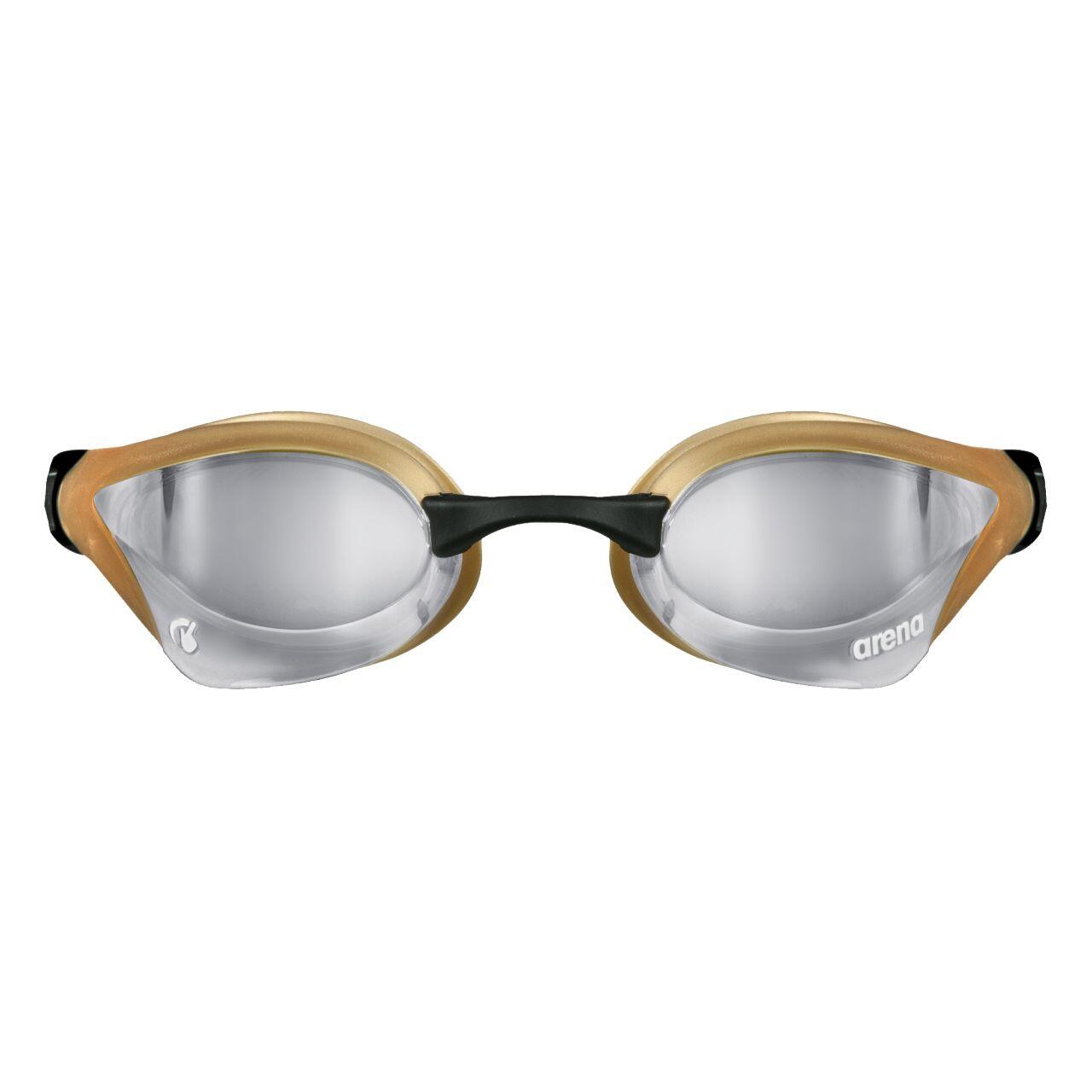 arena Unisex Goggles Cobra Core Swipe Mirror Silver-Gold 2/3