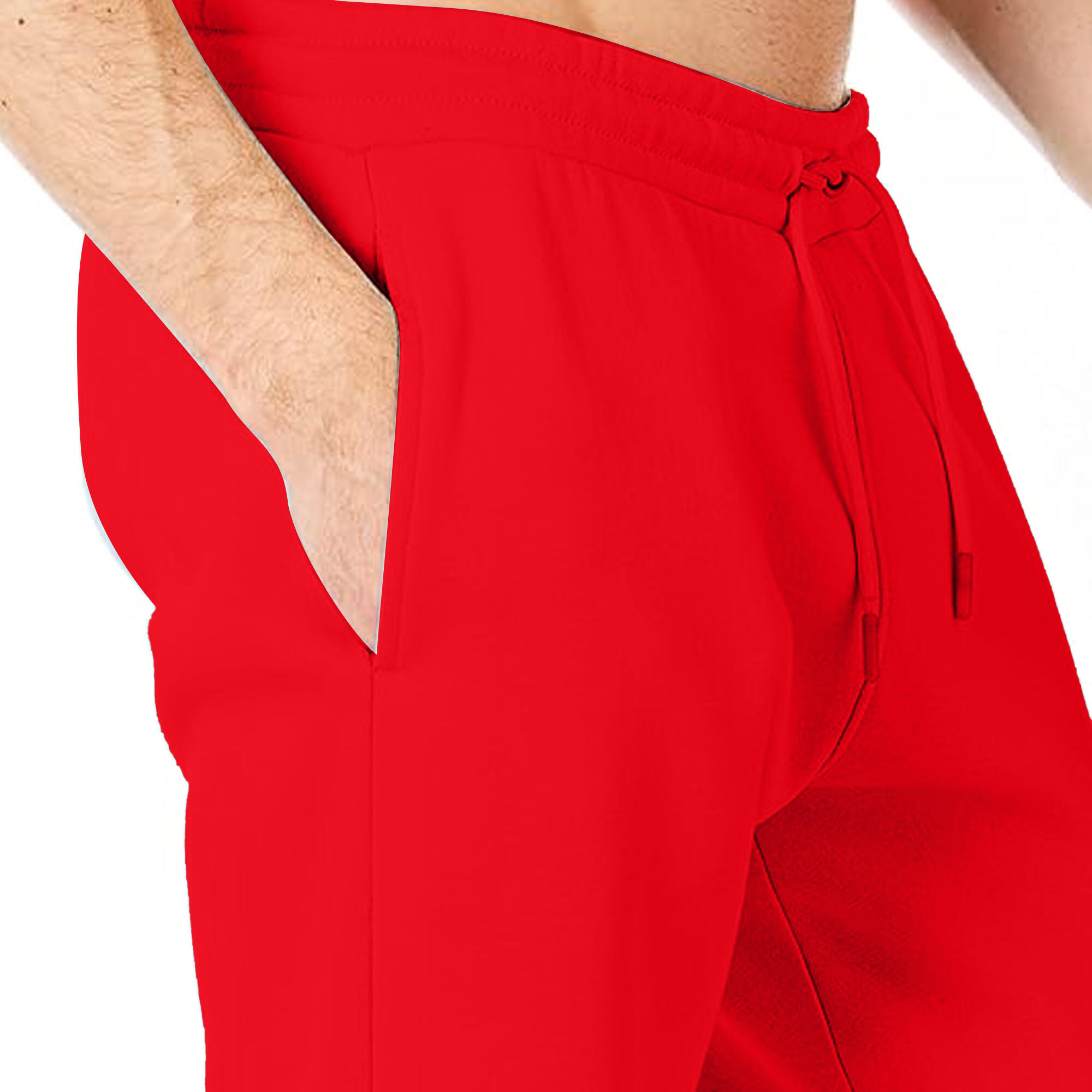 Mens Jogging Bottoms (Red) 4/4