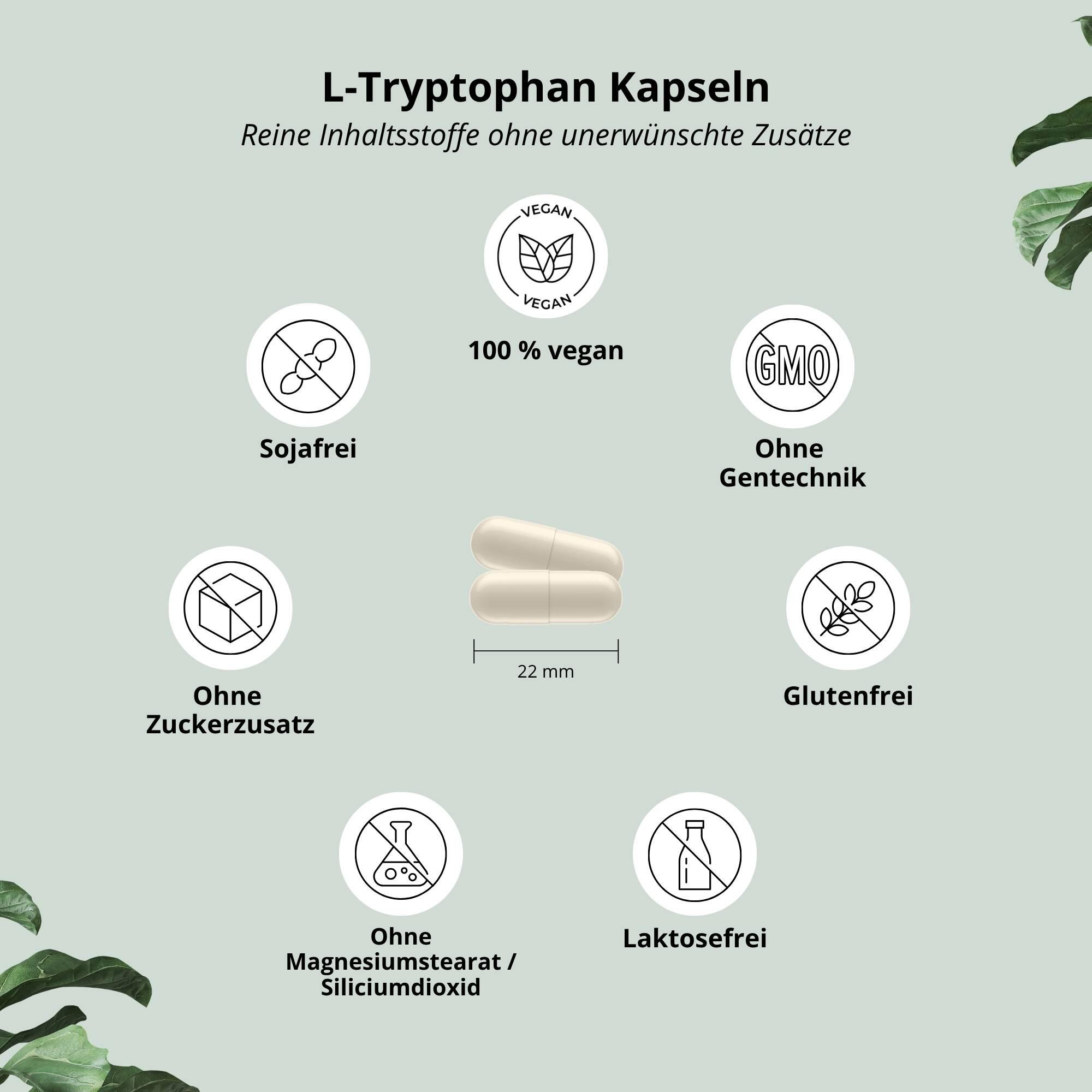 L-Tryptophan 180 Kapseln 3/5