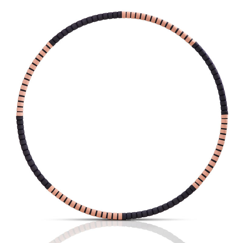 Premium Fitness Hula Hoop Reifen für Erwachsene - 1,2kg - Farbe: Rosa-Apricot