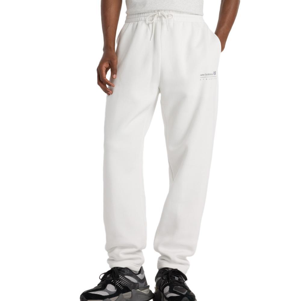 New Balance Men's Linear White Joggers