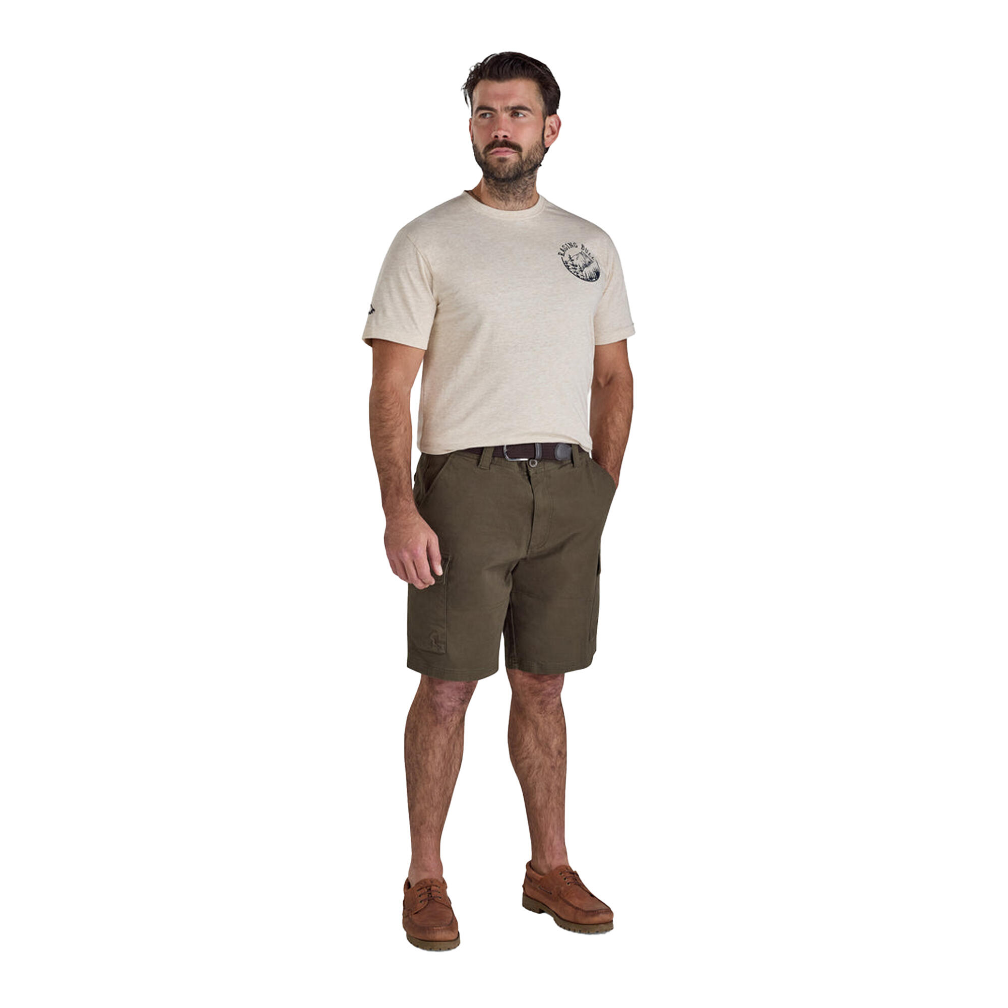 Short À Poches CLASSIC Homme (Olive) 4/4