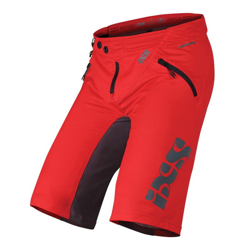 Trigger fietsbroek - Rood/Grijs