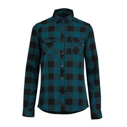 Carve Digger Vrouwen Shirt Lange Mouwen - Turquoise/Zwart