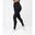 Leggings Vita Alta Donna Fitness Soft Touch - Nero