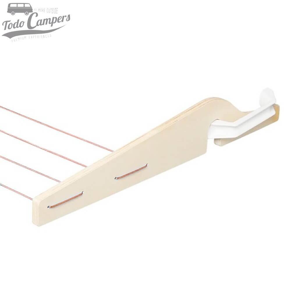 Tendedero de madera para asas de maniobra horizontales de caravanas 2/5