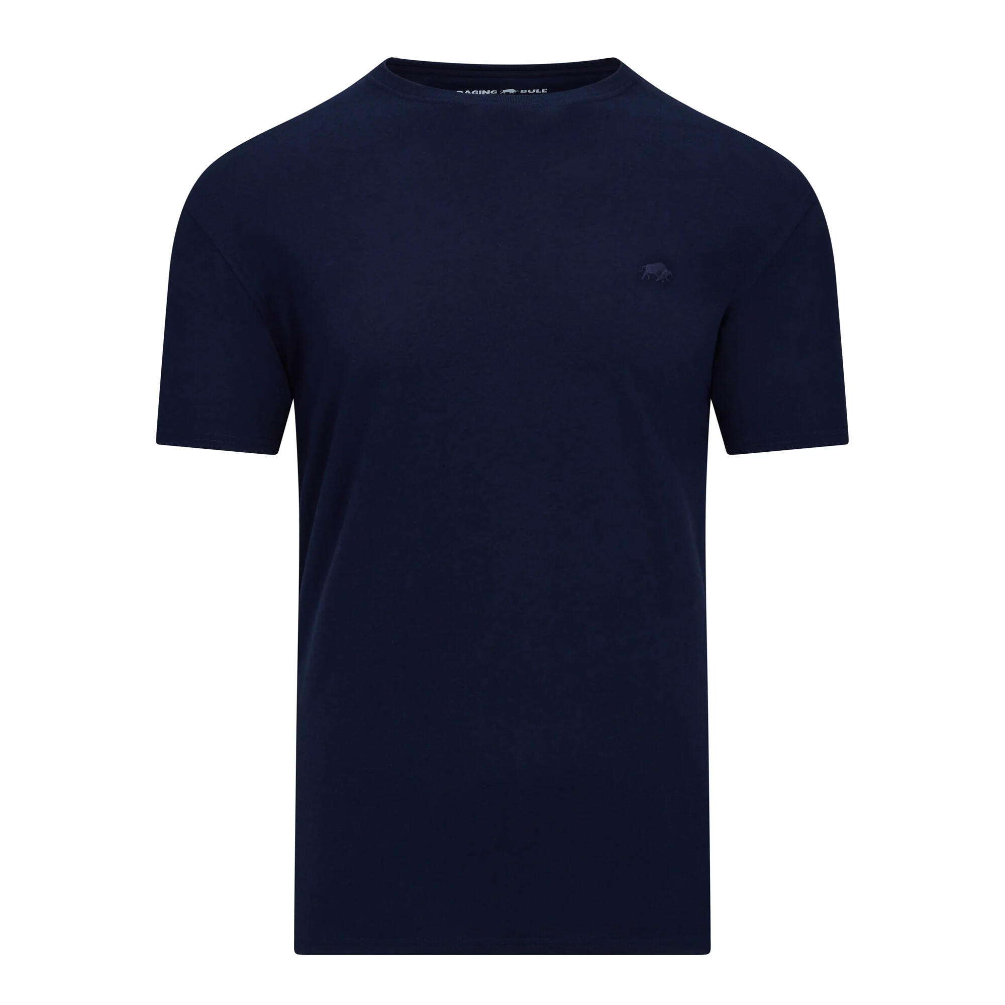 "Classic" TShirt für (3erPack) Herren Schwarz/Weiß/Marineblau 4/4