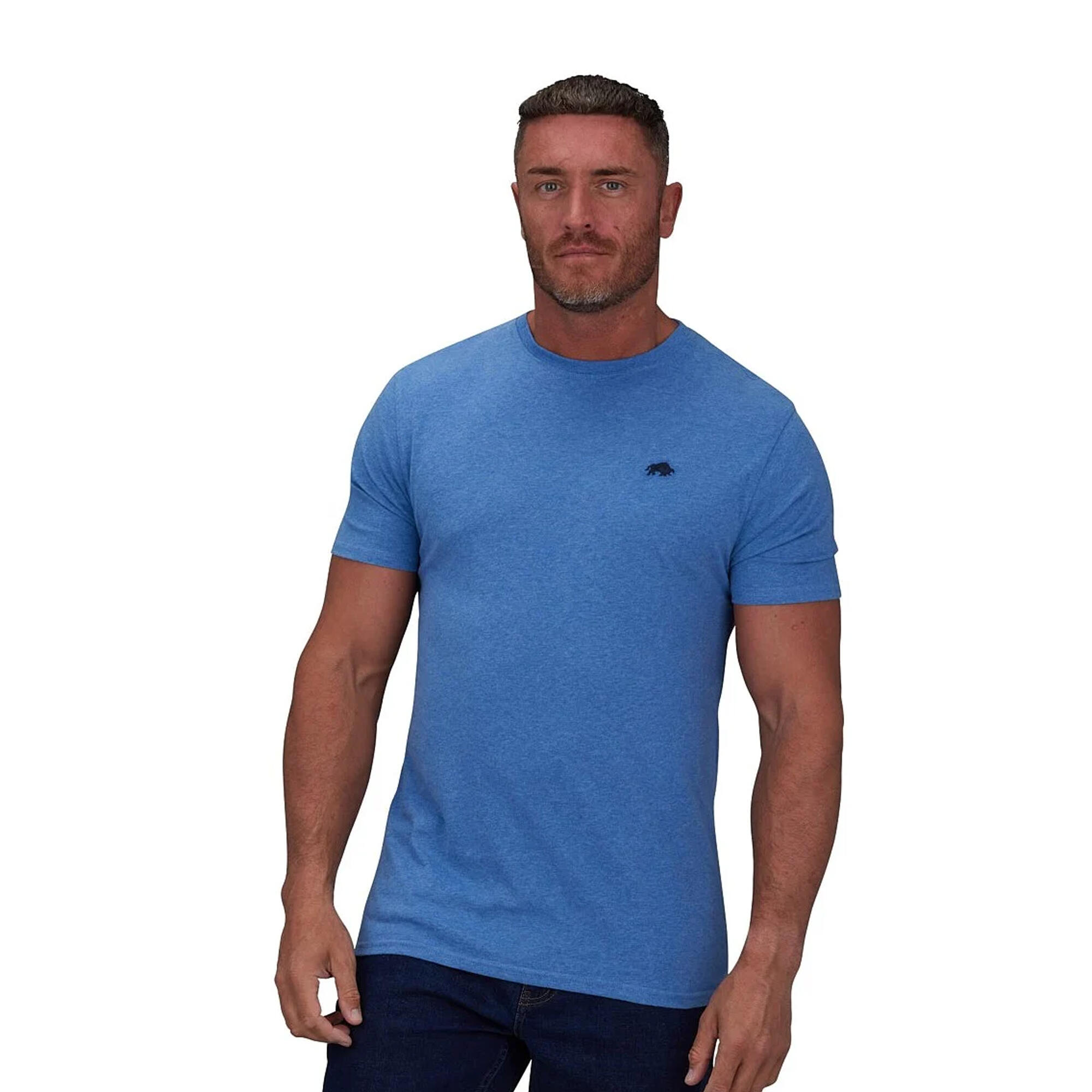 "Classic" TShirt für Herren Jeansblau 3/3