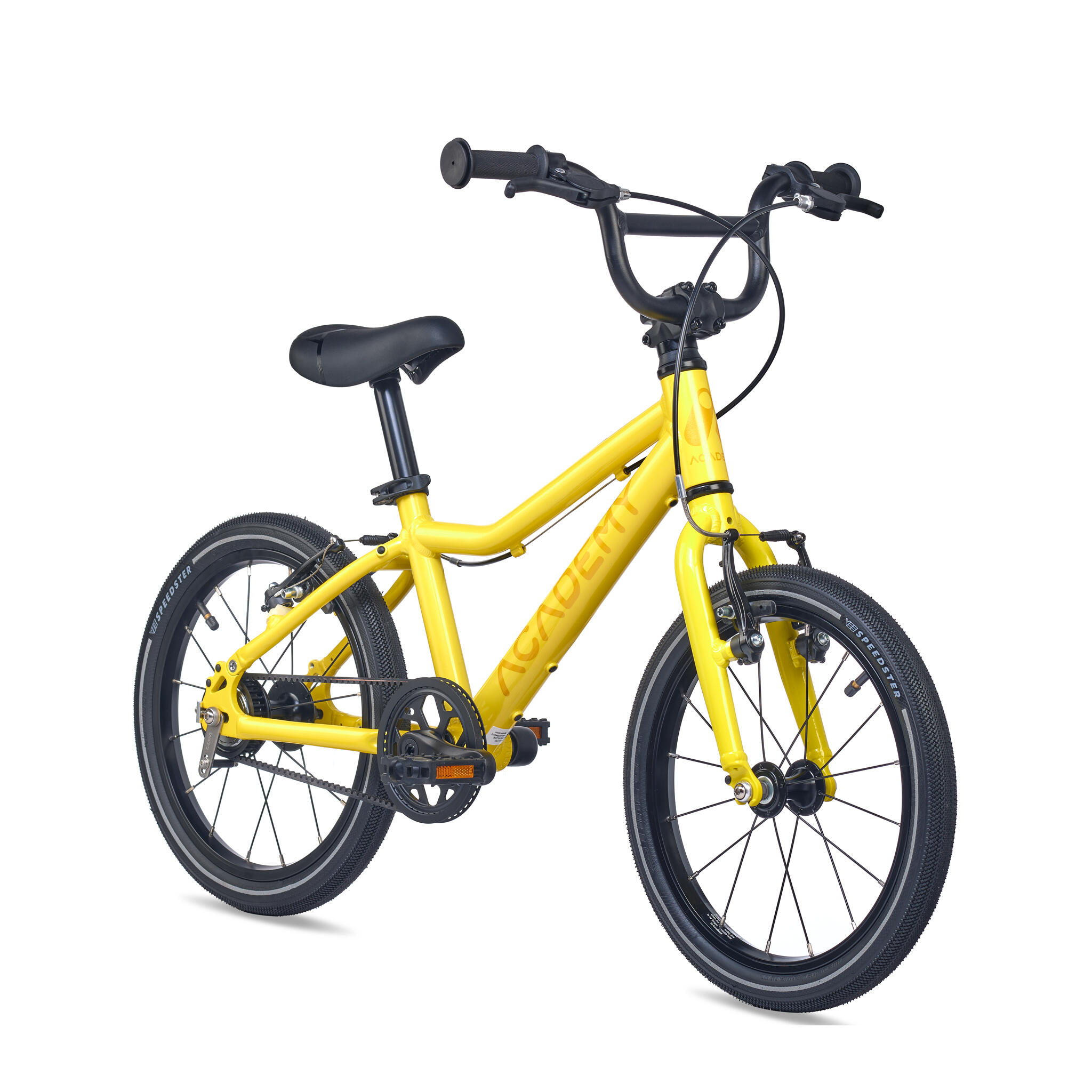 CINTURÓN ACADEMY GRADE 3 - Bicicleta infantil de 16 pulgadas amarillo 2/5