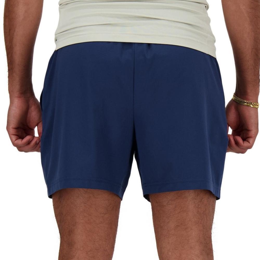 Short Uomo New Balance MS41227NNY Blu Marino 2/2