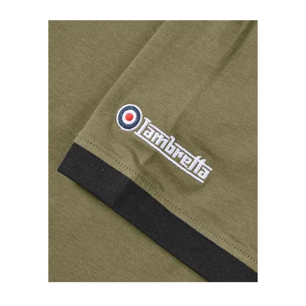 TShirt RingerStil für Herren Khaki 4/4
