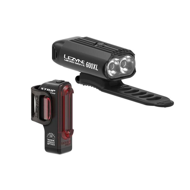 Éclairage Lezyne Micro 600 XL + strip
