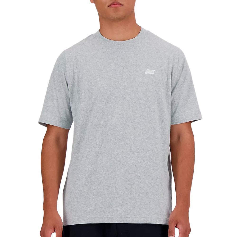 T-Shirt Gris Clair Homme New Balance Sport Essentials 1/2