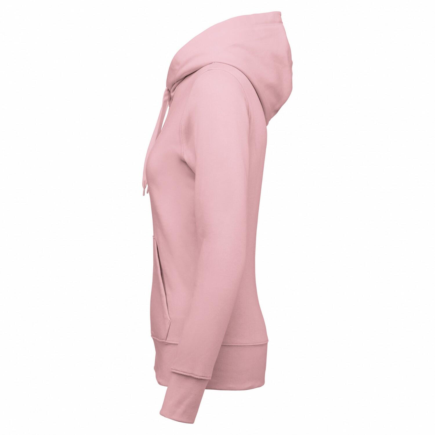 Kapuzenpullover für Damen Blassrosa 3/3