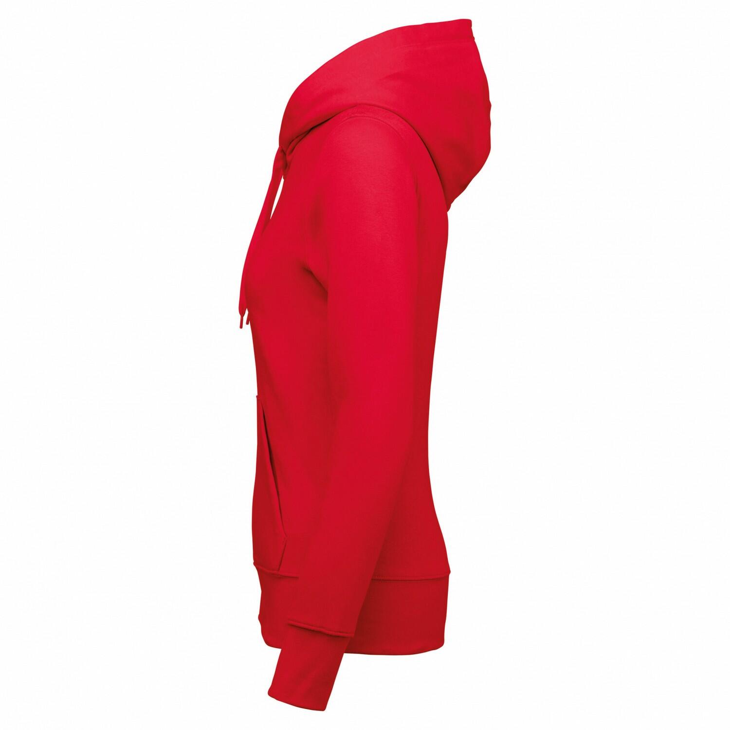 Kapuzenpullover für Damen Rot 3/3