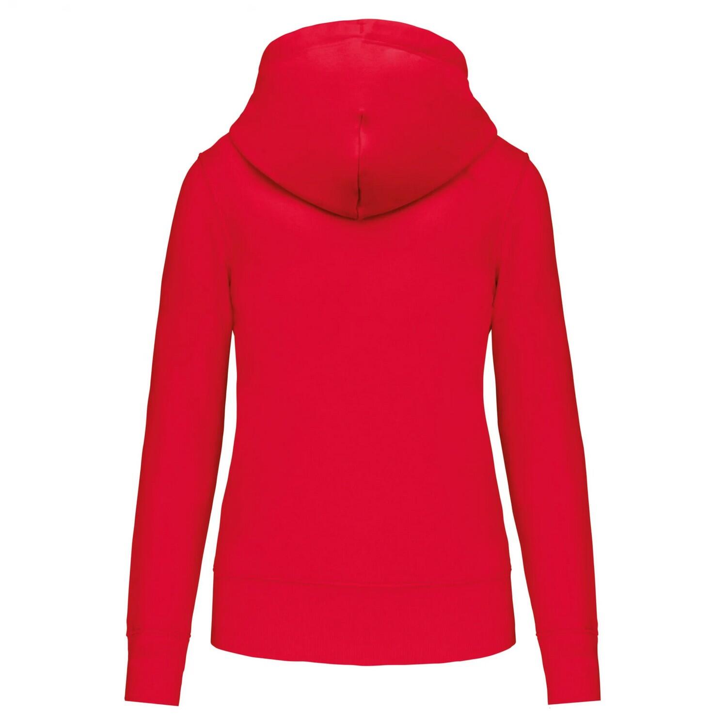 Kapuzenpullover für Damen Rot 2/3