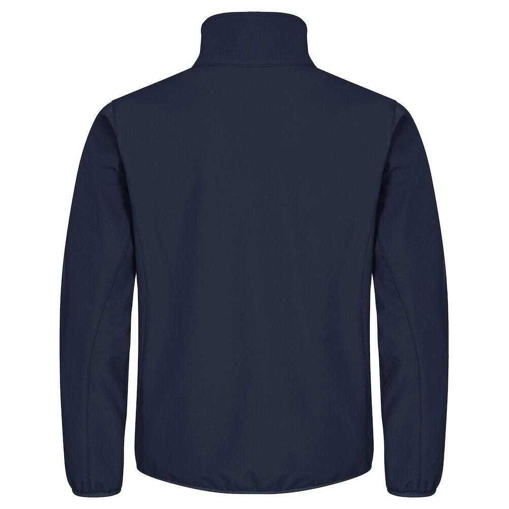 Mens Classic Soft Shell Jacket (Dark Navy) 2/4