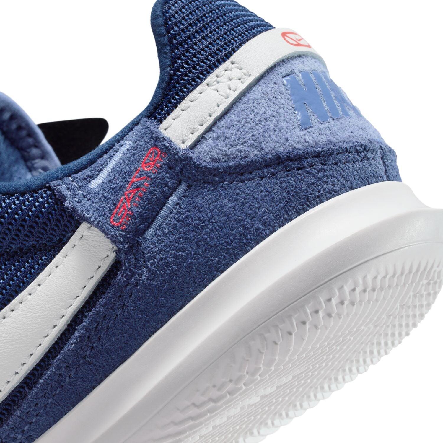 NIKE Streetgato scarpe da calcio per bambini - blu, con lacci 4/7