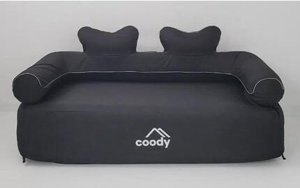 Canapé gonflable Coody double noir