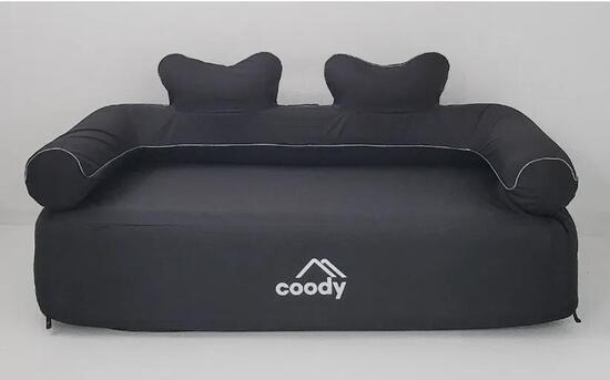 Canapé gonflable Coody double noir