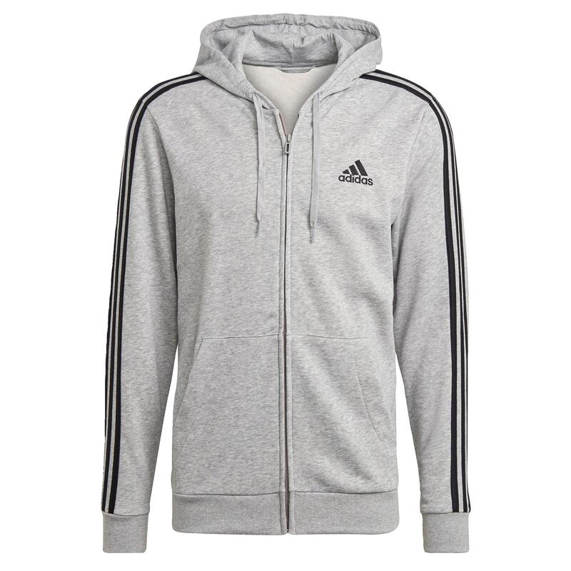Veste à capuche Essentials French Terry 3-Stripes Full-Zip