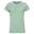 Tricou sport 22wstrsa cu mânecă scurtă verde-deschis damă