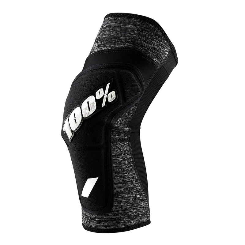 100% Ridecamp Knieschoner - Grau/Schwarz