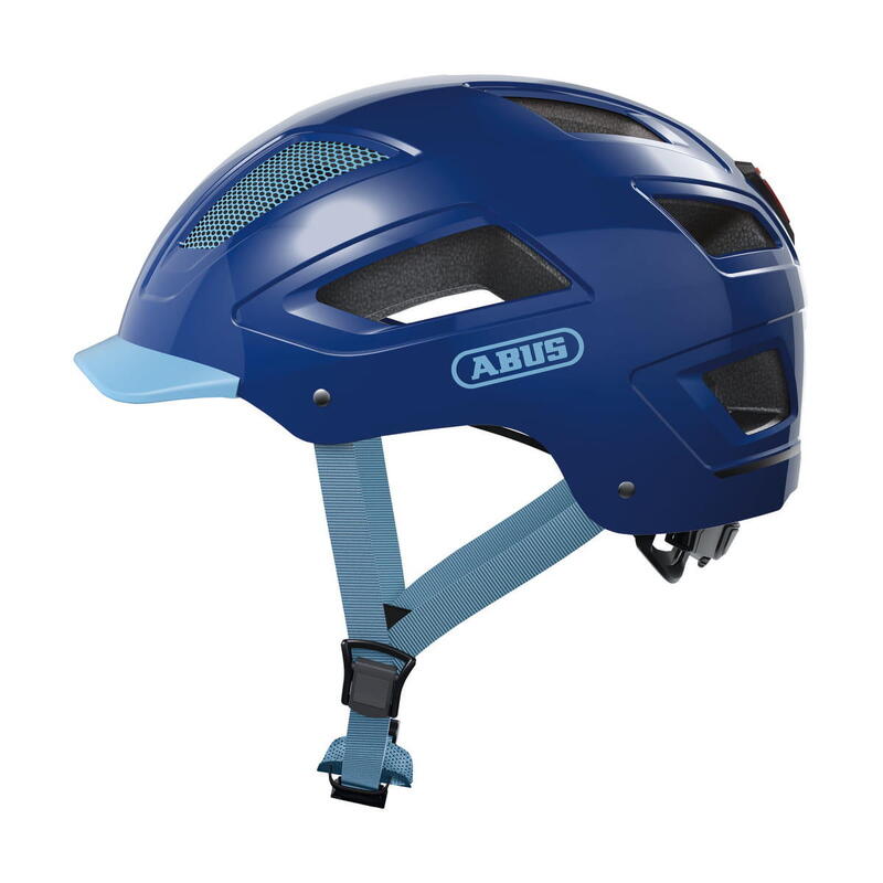Casco Hyban 2.0 Core Blue Abus T/M Azul Con Luz