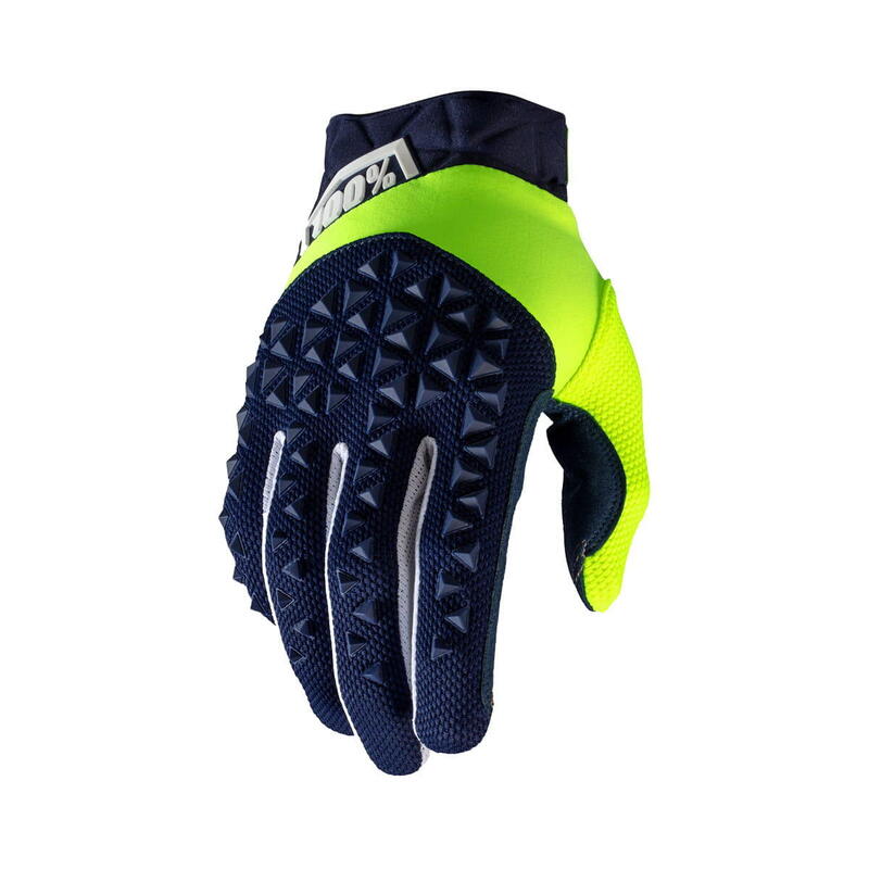 Gants Airmatic - Bleu marine/Jaune