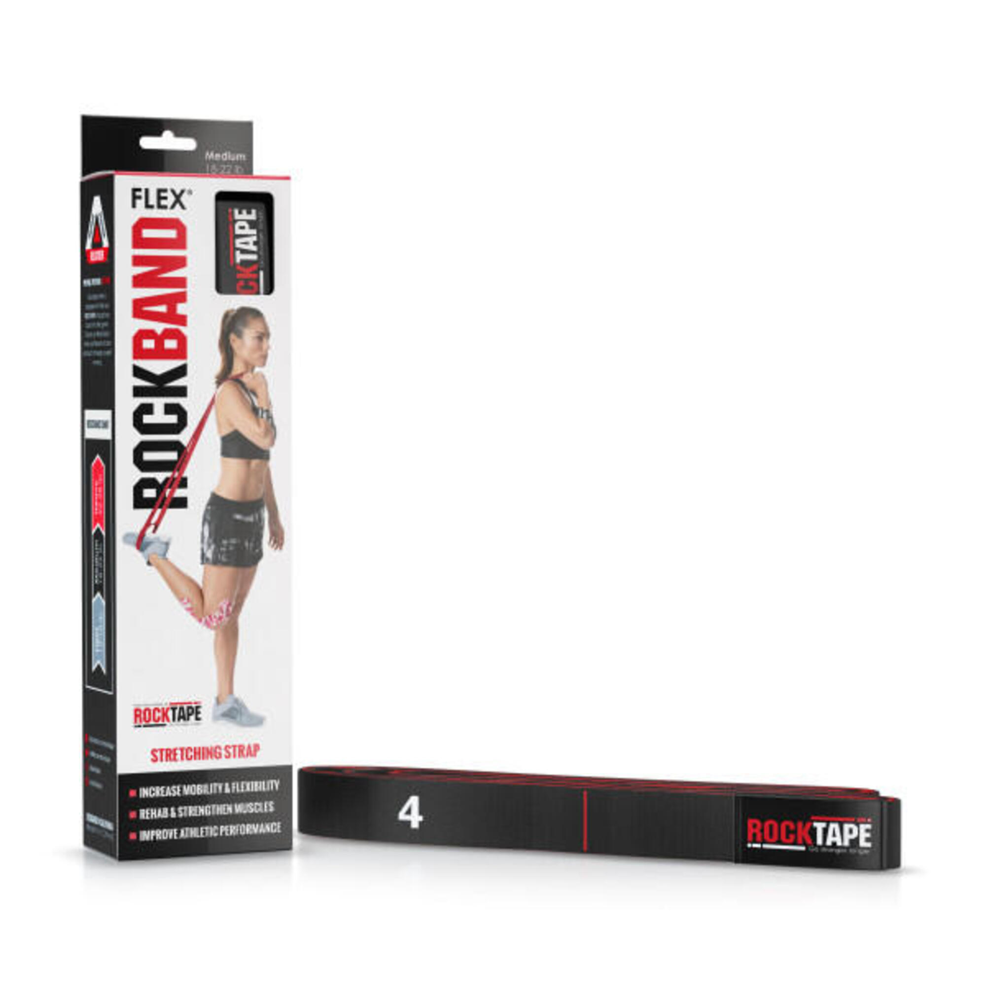 Rocktape - Rocktape - Elastiques De Résistance Rockband Flex - Lourd - Bande Élastique - Noir - Taille Unique - Decathlon