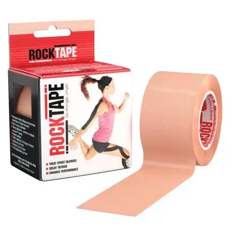RockTape Kinesiology Tape 5 cm x 5 m Beige — Support & Recovery