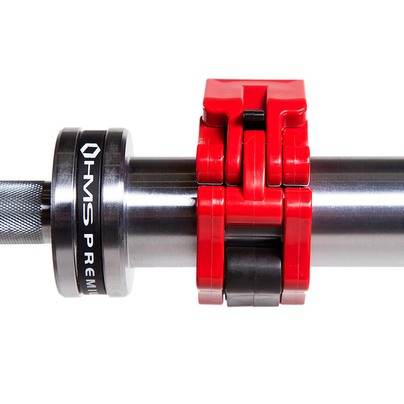 Barbell olimpic 2200 mm GO685 + cleme LOCK ZG1000R HMS Premium