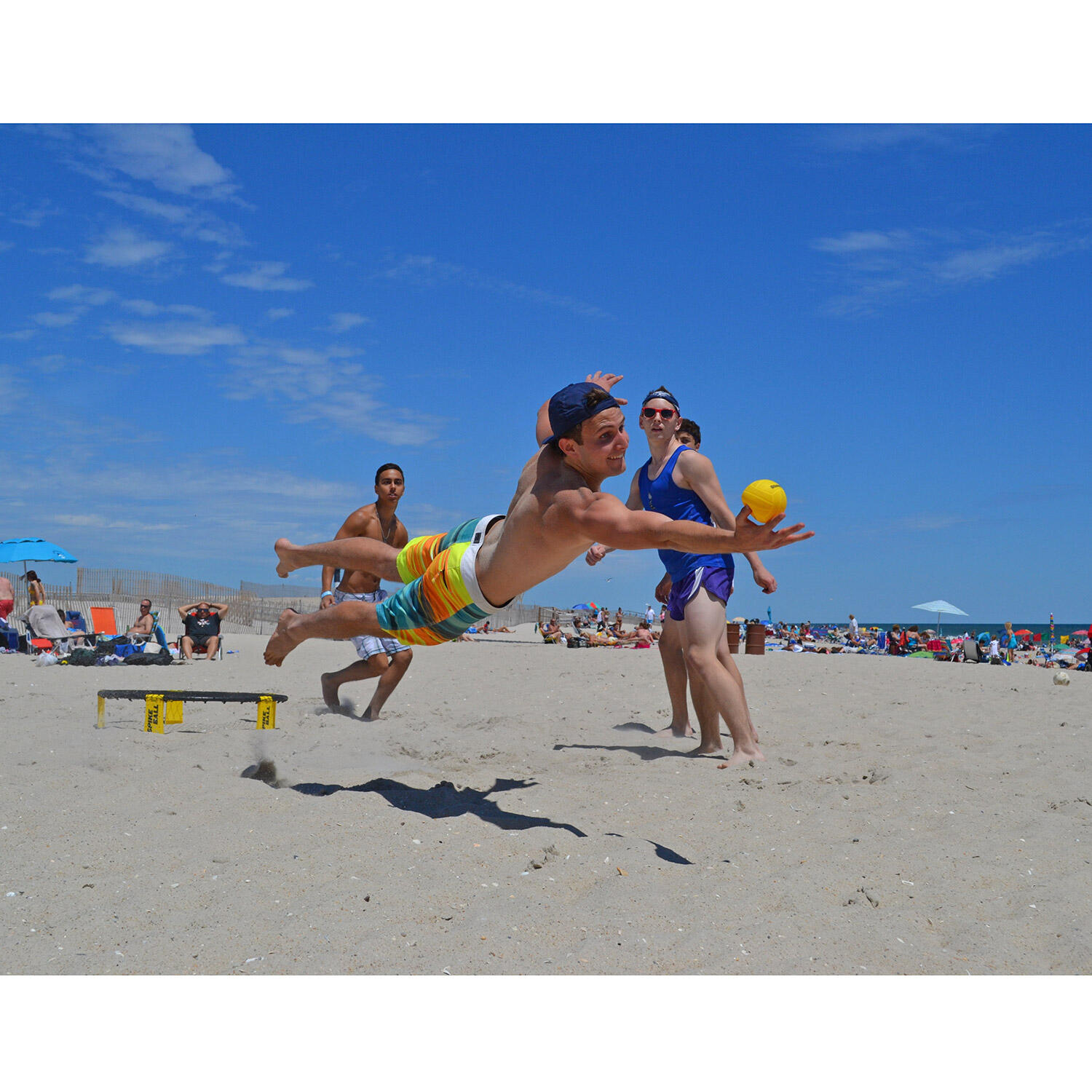 Spikeball Roundnet Set Standaard Zwart Geel 5/6