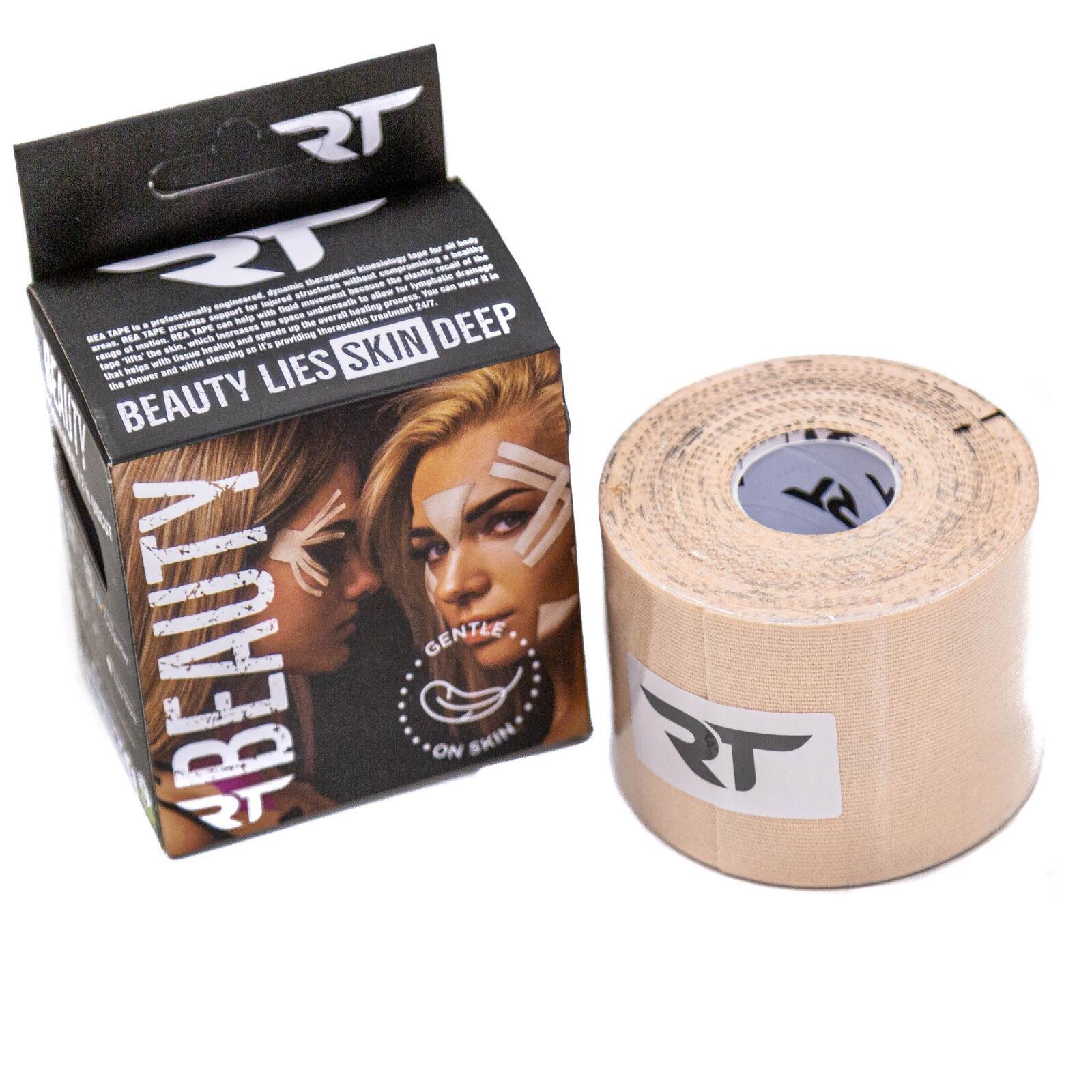 Profesjonalna taśma do kinesiology tapingu marki REA TAPE BEAUTY