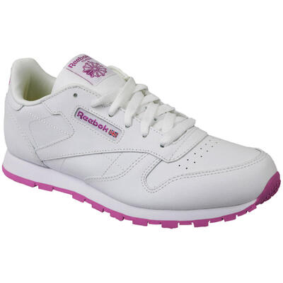 Reebok Classic Leather, dziewczęce buty sportowe, Białe