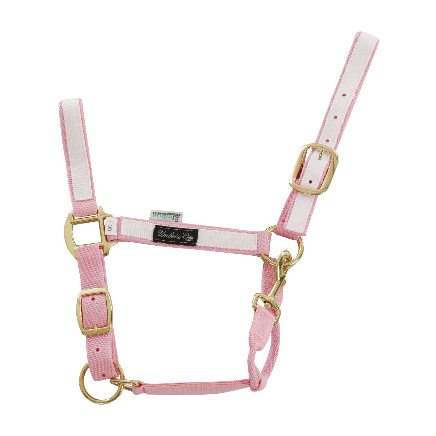 UMBRIA EQUITAZIONE Nylon halter met gekleurde insert