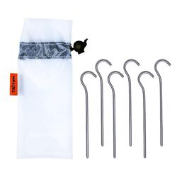 Titanium Hook Tent Stake (6pcs)