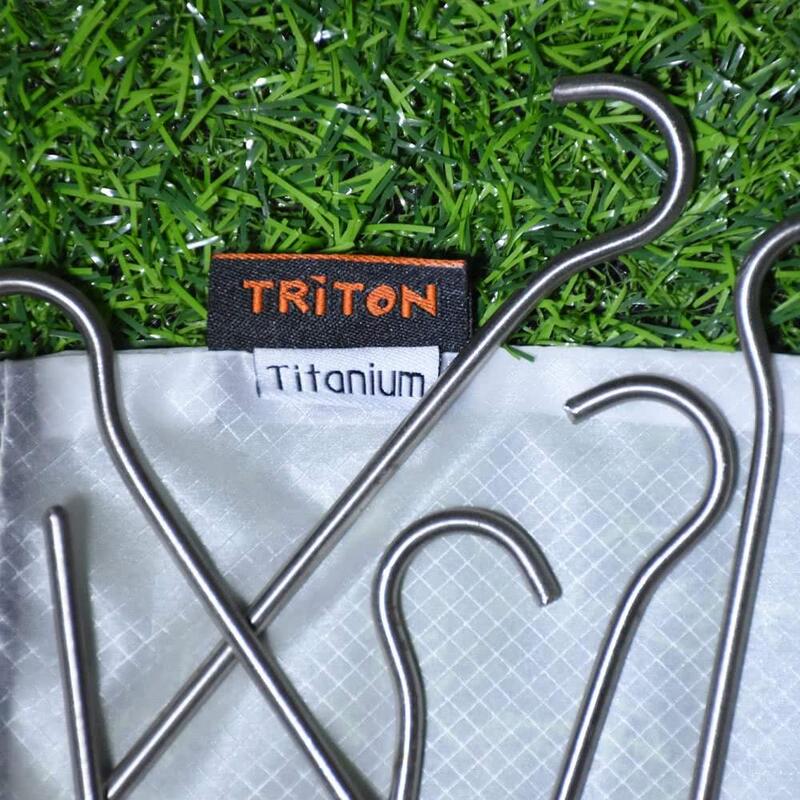 Titanium Hook Tent Stake (6pcs)