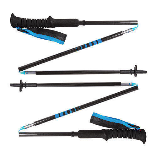Distance Carbon Z 3 Session Trekking Z-Poles 120CM (1 Pair) - Ultra Blue